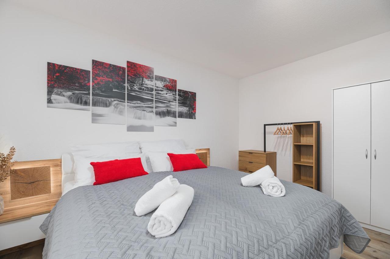 Premium Wohlfuehloase - Business & Privat - Netflix & Disneyplus - Tg - Balkon Apartment Sinsheim